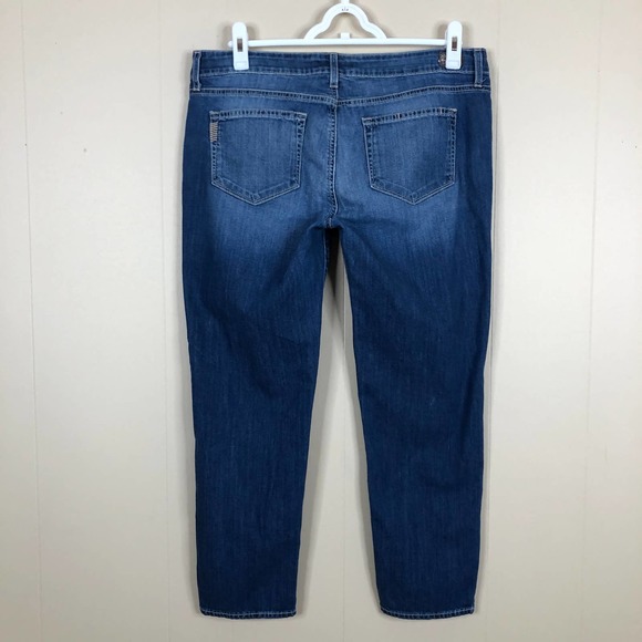 Paige Womens 32 Mid Rise Cropped Venice Skinny Jeans - Picture 2 of 5